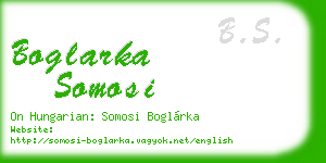 boglarka somosi business card