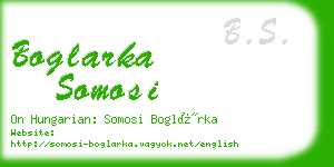 boglarka somosi business card